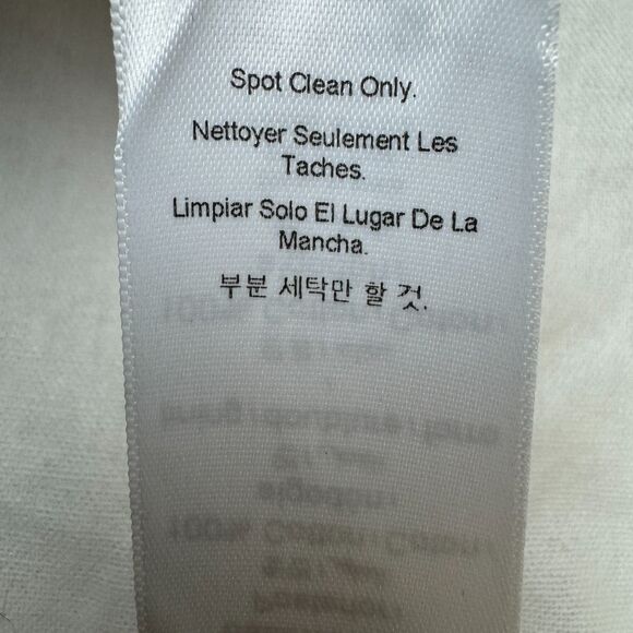 Pottery Barn Teen Golden Stripe Pillow Cover White Metallic Gold Hand Knit NEW - Picture 7 of 11